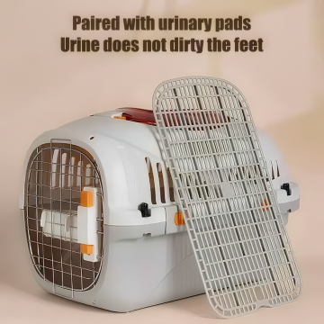Rubeku Pet Carrier Portable Crate Black